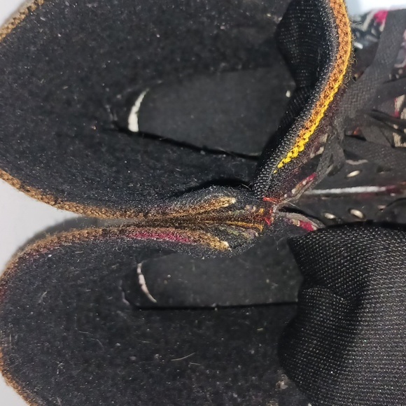 Brazil booties lace up small heel Aztec design never worn size 39 soft fabric - Picture 6 of 6